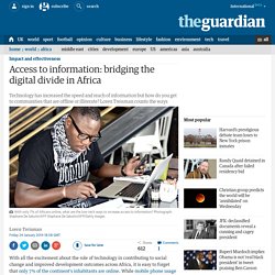 Access to information: bridging the digital divide in Africa