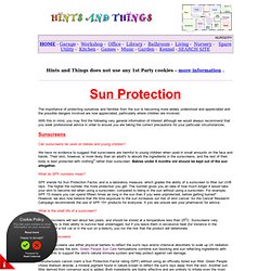 sun protection for children, sunscreens