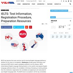 IELTS: Test Information, Registration Procedure, Preparation Resources - VisaHouse Blog