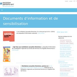 Documents d’information et de sensibilisation