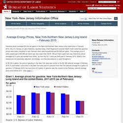 Average Energy Prices, New York-Northern New Jersey-Long Island â February 2015 : New YorkâNew Jersey Information Office