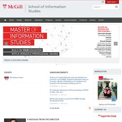 School of Information Studies | School of Information Studies