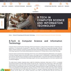 B.Tech in Computer Science and Information Technology