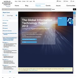 The Global Information Technology Report 2012