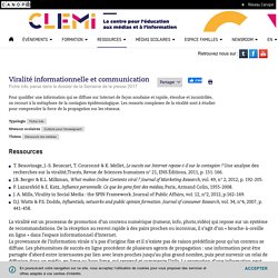 Dossier SPME 2017/ Viralité informationnelle et communication - CLEMI