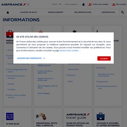 Informations - Air France