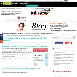 Cycle 4 (collège) - Le blog d'Initiatives