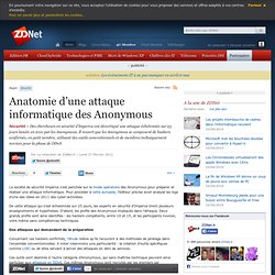 Anatomie d’une attaque informatique des Anonymous