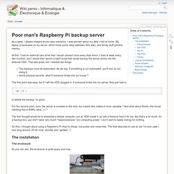 RPi Backup Server
