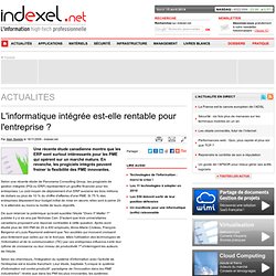 L'informatique intégrée est-elle rentable pour l'entreprise ?