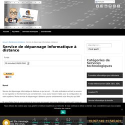 depannage informatique