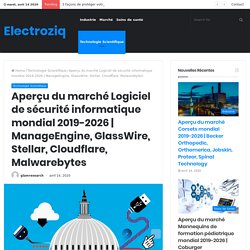 ManageEngine, GlassWire, Stellar, Cloudflare, Malwarebytes – Electroziq