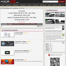 Micr-OS.com : Vente de matériel informatique à Marseille. Ordinateur et Portable à petit prix - MICR-OS.COM
