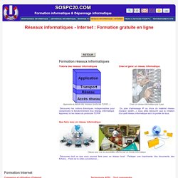 Réseaux informatiques / Utilisation Internet (Formation gratuite en ligne)
