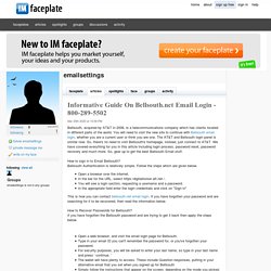 Informative Guide On Bellsouth.net Email Login - 800-289-5502 by emailsettings