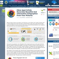 [New App] InFoto Generates Beautiful And Informative Infographics From Your Pictures