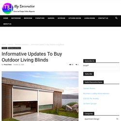 Informative Updates To Buy Outdoor Living Blinds