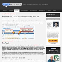 How to Set Up Multiple Mouse Events and Actions on a Single Adobe Captivate Object