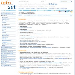 Infoset - Cyberaddiction