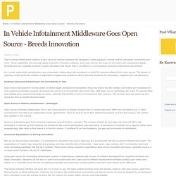 In Vehicle Infotainment Middleware Goes Open Source - Breeds Innovation