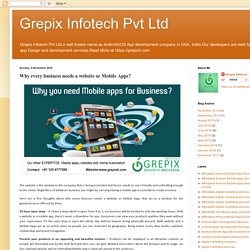 Why every business needs a website or Mobile Apps?