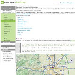 POIs & InfoWindows: JavaScript Maps API Developer's Guide