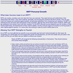 INFP Personal Growth