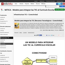 MITICA - Modelo para Integrar las TIC al Curr culo Escolar > Infraestructura TIC > Conectividad