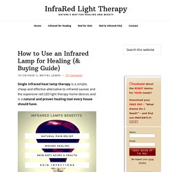 How to Use an Infrared Heat Lamp for Healing (& Where to Buy)