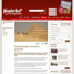 Infrared images reveal lost pyramids