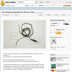 DIY Infrared transmitter for iPhone, iPod