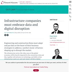 Infrastructure companies must embrace data and digital disruption