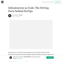 Infrastructure as Code: The Driving Force behind DevOps