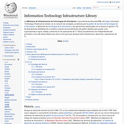Information Technology Infrastructure Library - Wikipedia, la en