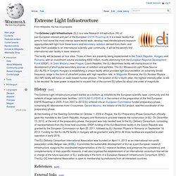 Extreme Light Infrastructure