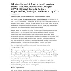 May 2021 Report on Global Wireless Network Infrastructure Ecosystem Market Size, Share, Value, and Competitive Landscape 2021