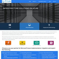 Infrastructure Solutions on Azure - IT Crats
