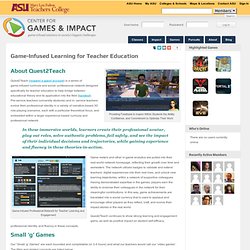 Game-Infused Learning for Teacher Education