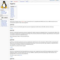 Ingenic - LinuxMIPS