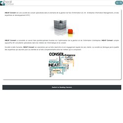 Ineat Conseil - Société de conseil et de services en ingénierie informatique - Accueil