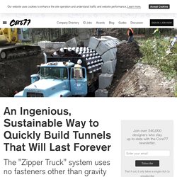 An Ingenious, Sustainable Way to Quickly Build Tunnels That Will Last Forever