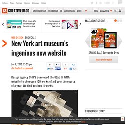 New York art museum's ingenious new website