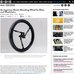 An Ingenious Shock-Absorbing Wheel for Bikes and Wheelchairs