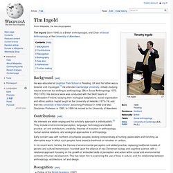 Tim Ingold