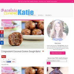 2 Ingredient Coconut Cookie Dough Balls!