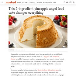 This 2-ingredient pineapple angel food cake changes everything
