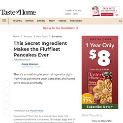The Secret Ingredient For the Fluffiest Pancakes Ever