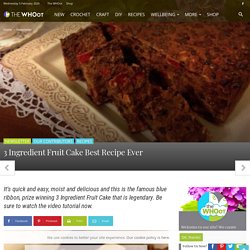 3 Ingredient Fruit Cake Best Recipe Ever