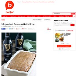 5 Ingredient Guinness Quick Bread