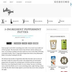 5-Ingredient Peppermint Patties
